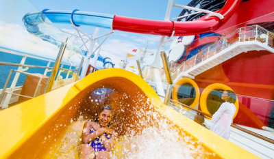 Slides and Waterparks cruise ships