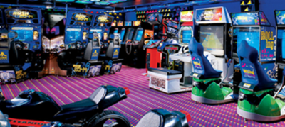arcades on cruise lines