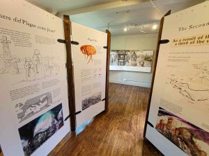 exhibits at Eyam museum