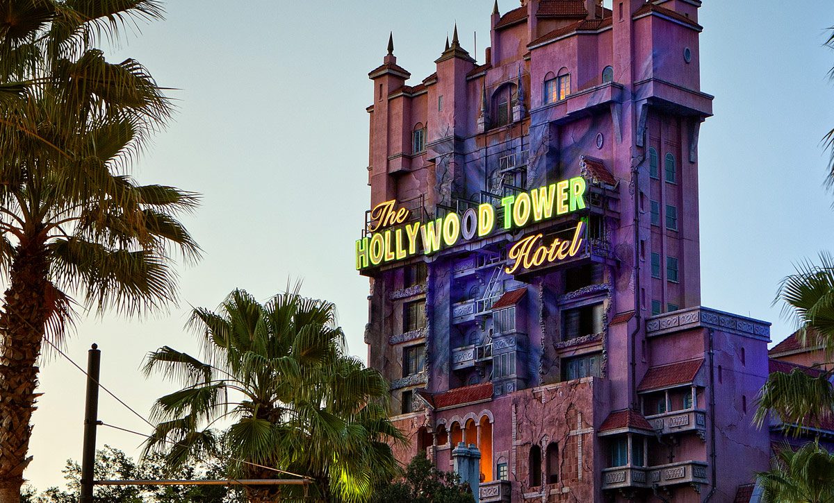 hollywood tower hotel at walt disney world