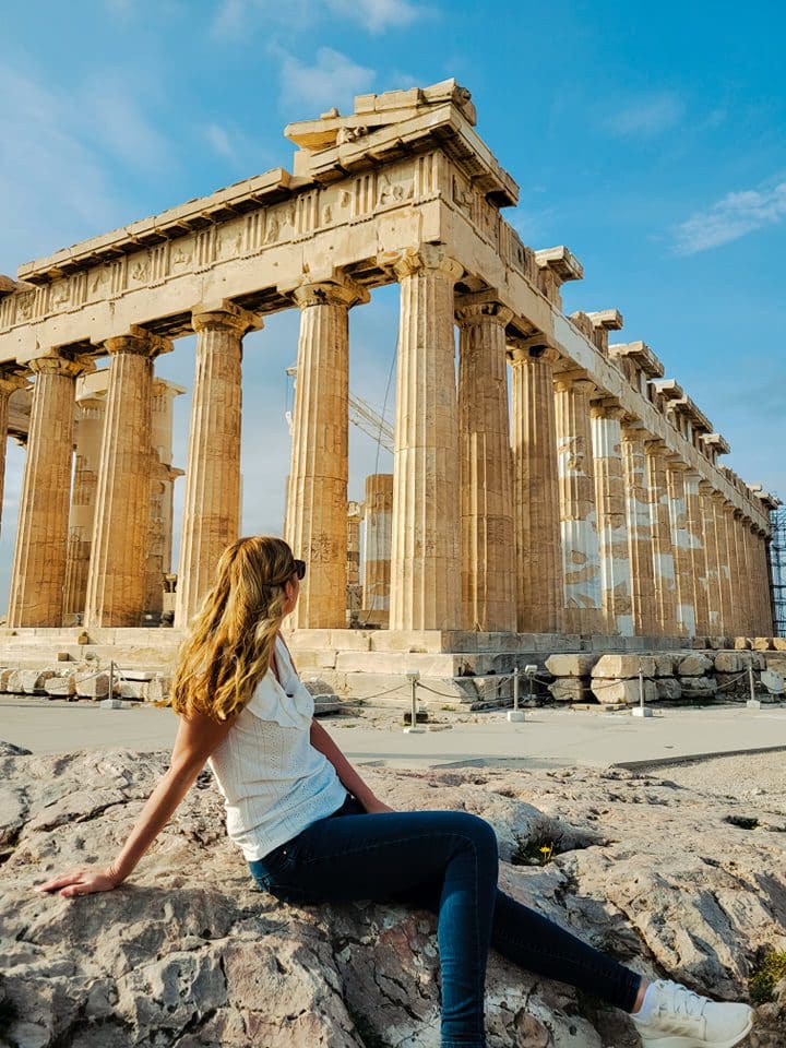 athens acropolis and slopes