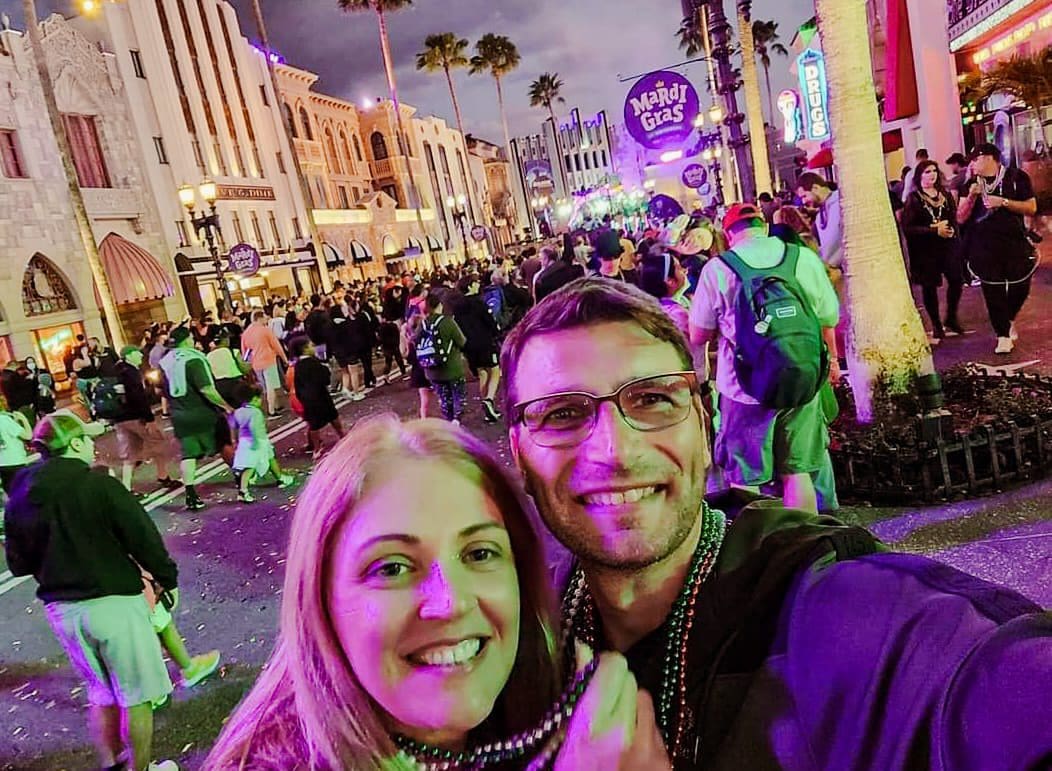 Mardi Gras At Universal Studios beads