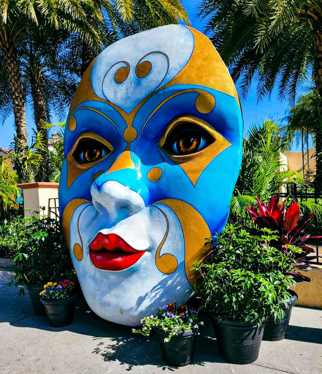 Mardi Gras At Universal Studios mask
