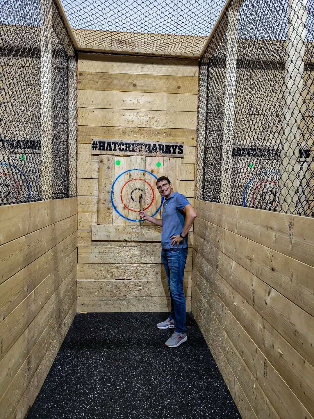 Axe Throwing at Hatchet Harry’s in Liverpool Urban Axe Throwing