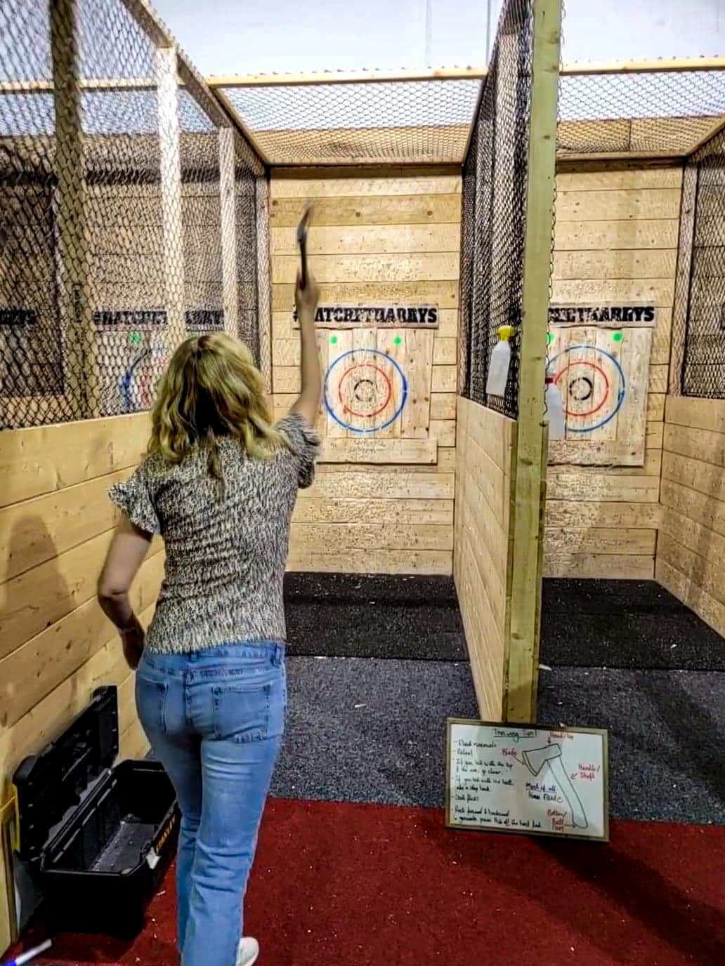 Axe Throwing at Hatchet Harry’s in Liverpool Urban Axe Throwing