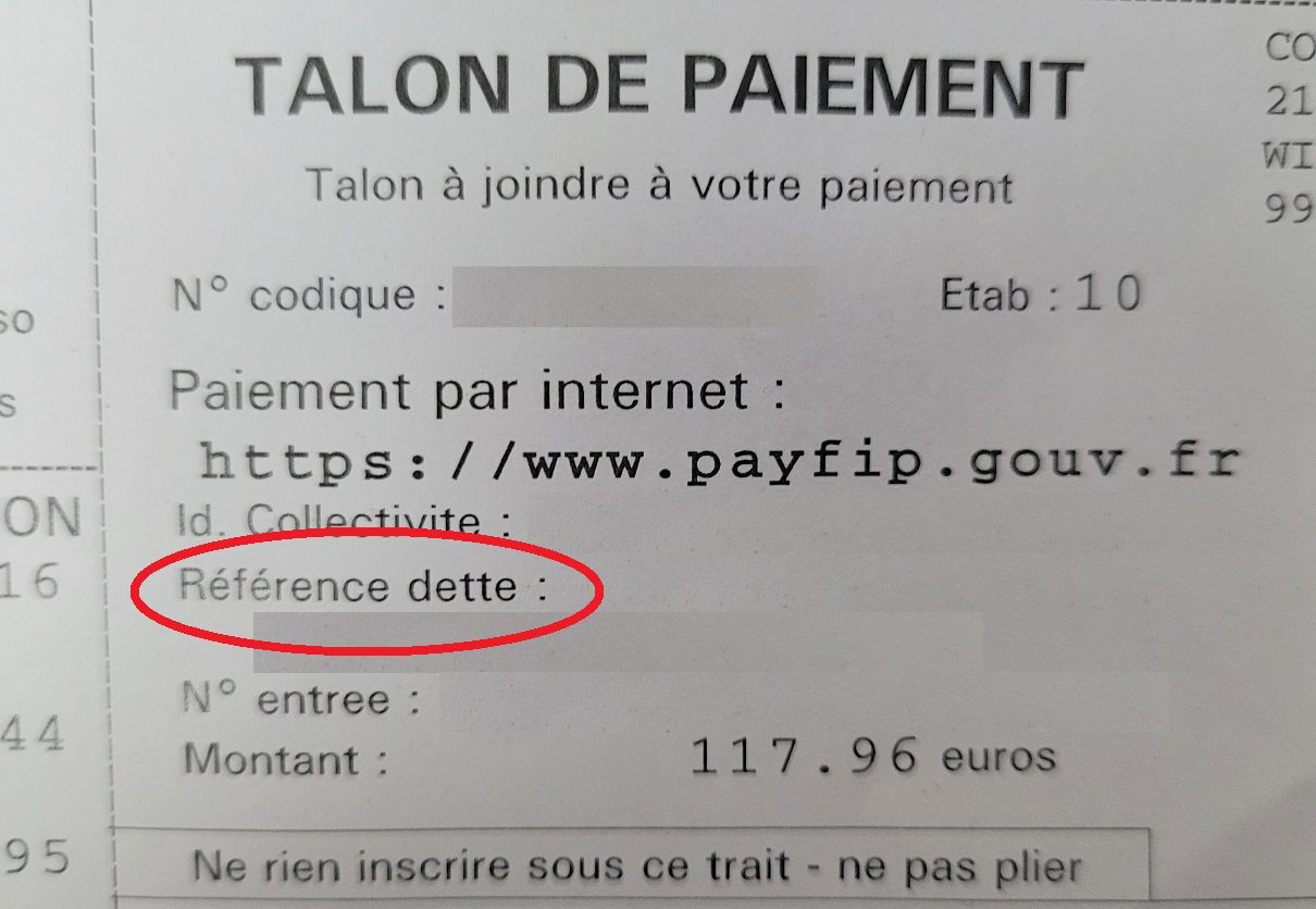 French Hospital Bill Reference Number