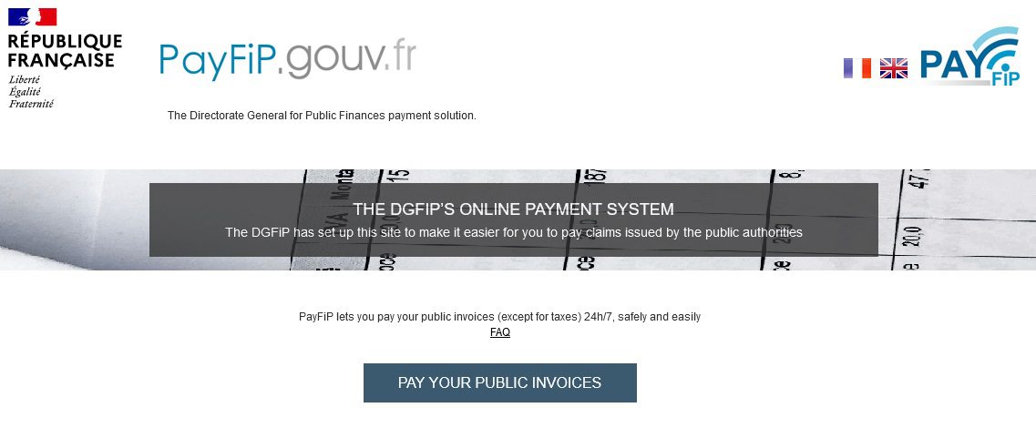 how to pay french hospital bill with payfip