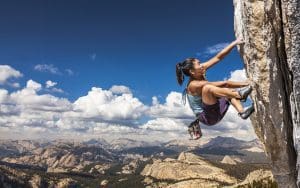 rock climbing hobby