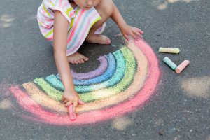 Create Pavement Chalk Masterpieces at home
