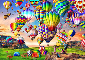 hot air balloon jigsaw