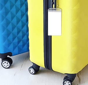 reusable luggage tags