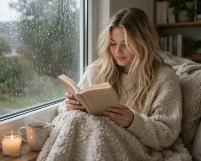 Read a Book on a rainy day